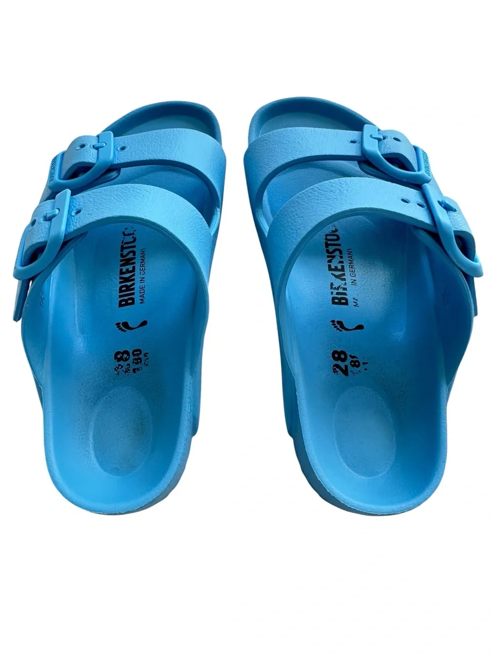 Birkenstock Arizona Waterproof Slide Kids Sandals Blue EU 28 US 10-10.5